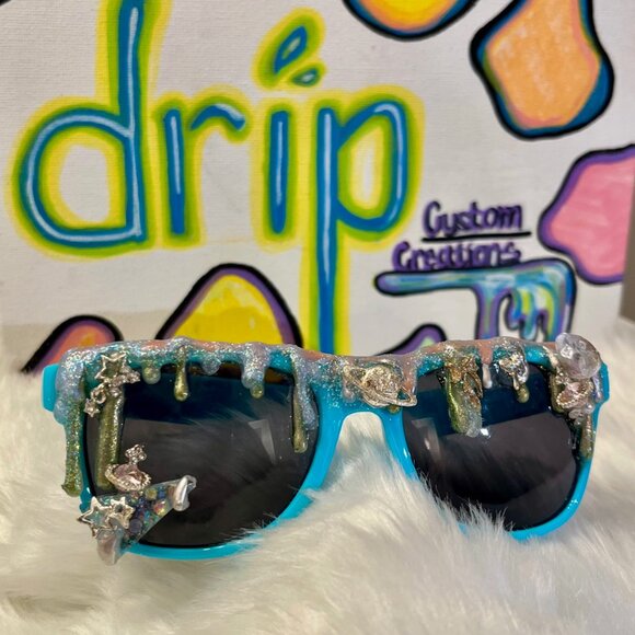 Cosmic Swirl Sunglasses by Drip Creations main image 10
